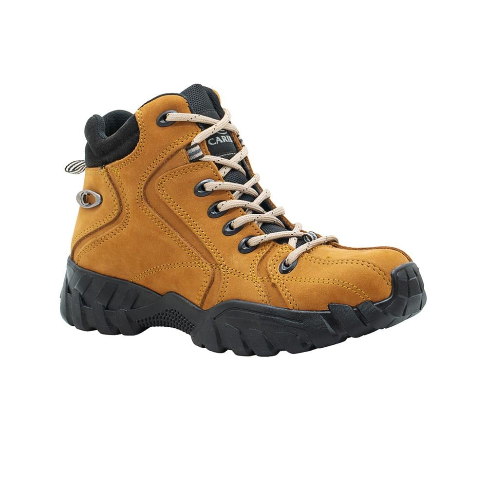 Bota Para Hombre Caribu  Nobuck Color Paja Antiderrapante Cafe $1,259
