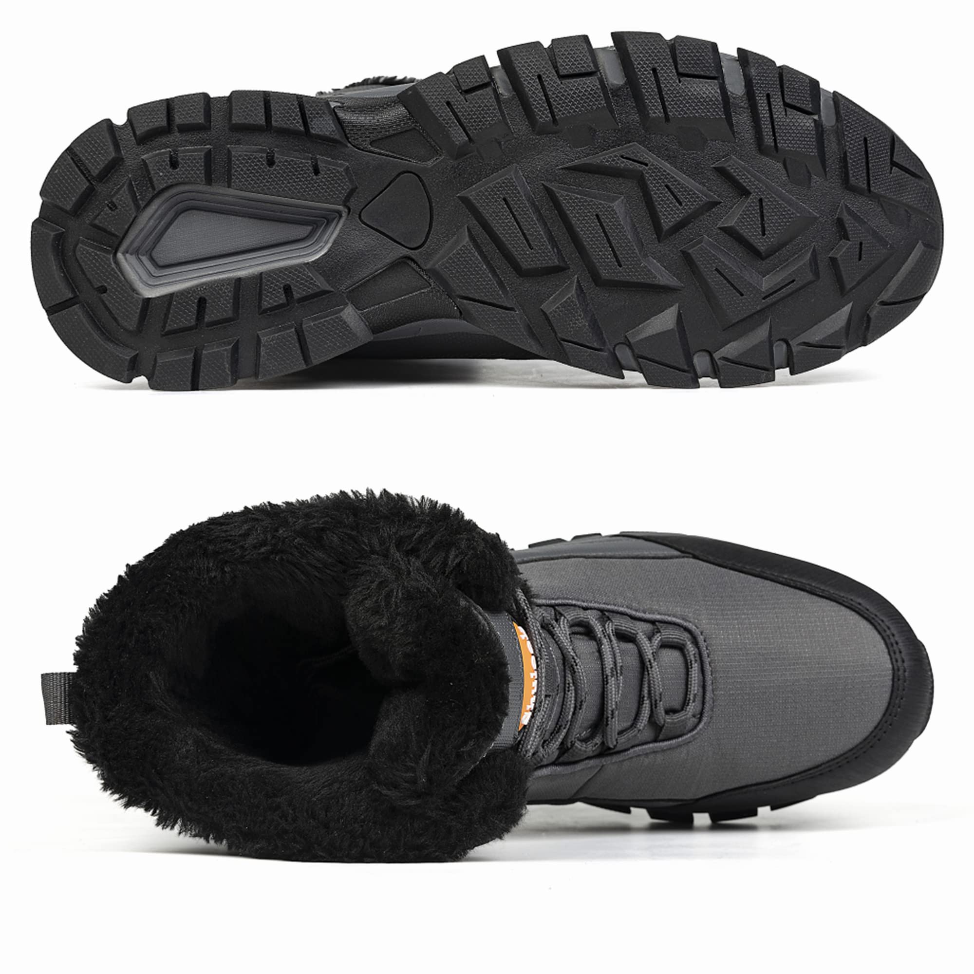 Foto 7 pulgar | Botas De Nieve Shulook Impermeables Con Forro De Piel Cálida Para Hombre De Invierno - Venta Internacional.