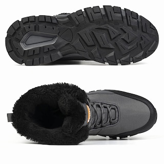 Foto 6 | Botas De Nieve Shulook Impermeables Con Forro De Piel Cálida Para Hombre De Invierno - Venta Internacional.