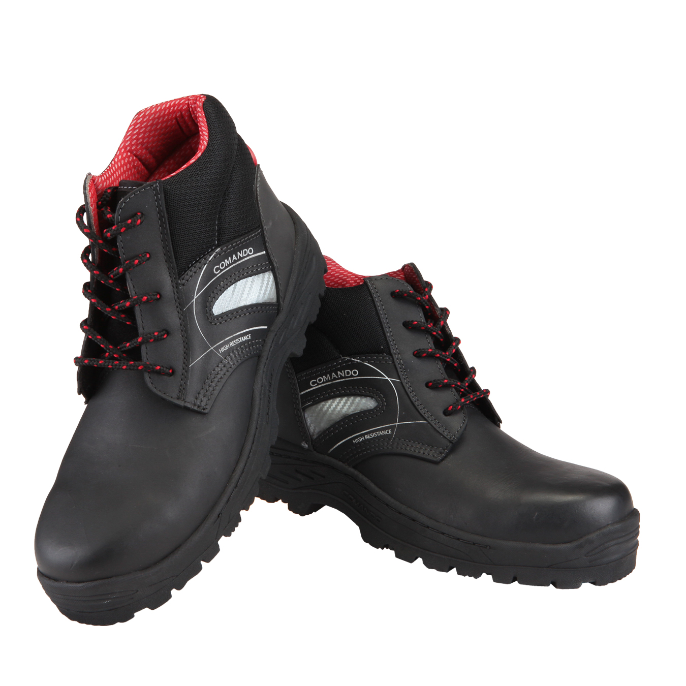 Foto 8 pulgar | Botas De Trabajo Comando Modelo 5520 Ergonomicas Industriales De Piel Con Casco De Seguridad