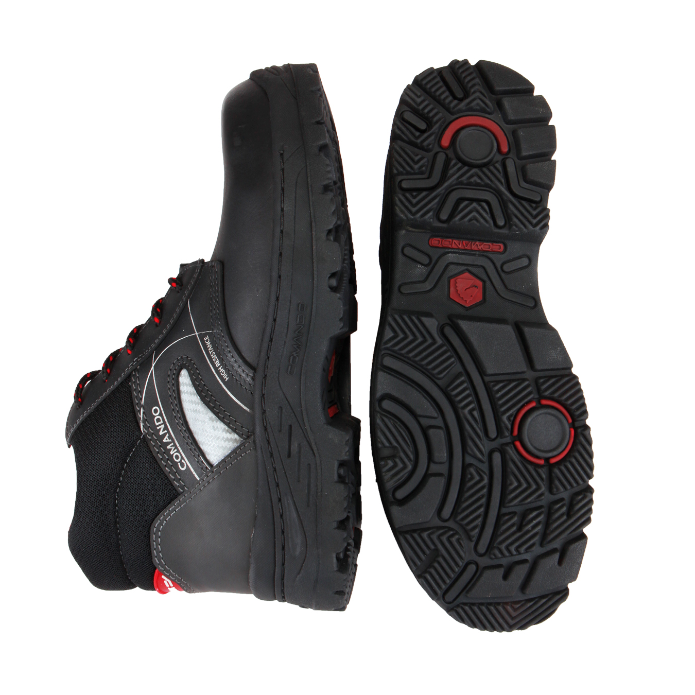 Foto 9 pulgar | Botas De Trabajo Comando Modelo 5520 Ergonomicas Industriales De Piel Con Casco De Seguridad