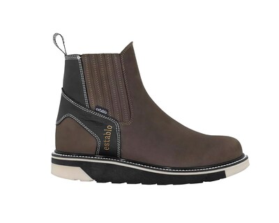 Foto 1 | Botas De Trabajo Industrial Para Hombre Establo 532 Tan Negro