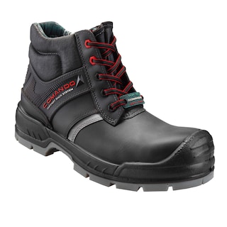Foto 1 | Botas De Trabajo Comando Modelo 706 Ergonomicas Industriales De Piel Con Casco De Seguridad