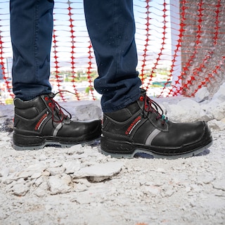 Foto 6 | Botas De Trabajo Comando Modelo 706 Ergonomicas Industriales De Piel Con Casco De Seguridad