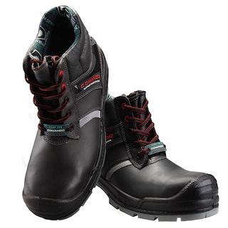 Foto 7 | Botas De Trabajo Comando Modelo 706 Ergonomicas Industriales De Piel Con Casco De Seguridad