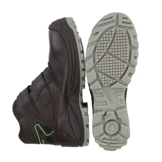 Foto 6 | Botas De Trabajo Para Diabeticos Anticlavos Comando Modelo 1238 Ergonomicas Industriales De Piel Con Casco De Seguridad