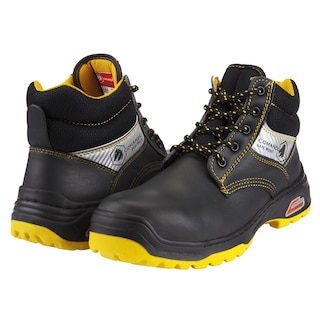 Foto 7 | Botas De Trabajo Comando Modelo 2205 Ergonomicas Industriales De Piel Con Casco De Seguridad