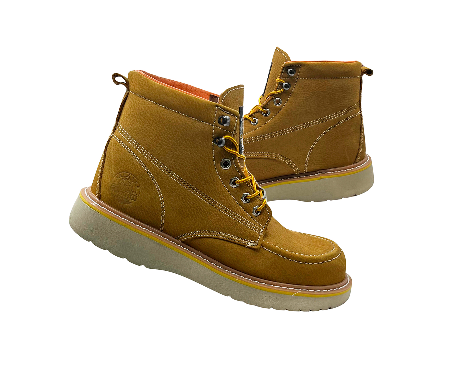 Foto 4 | Bota De Trabajo Industrial Para Hombre Caribu 364 P Color Miel