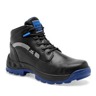 Foto 1 | Caribu Zapato Industrial Para Hombre Negro Gris