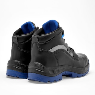 Foto 4 | Caribu Zapato Industrial Para Hombre Negro Gris