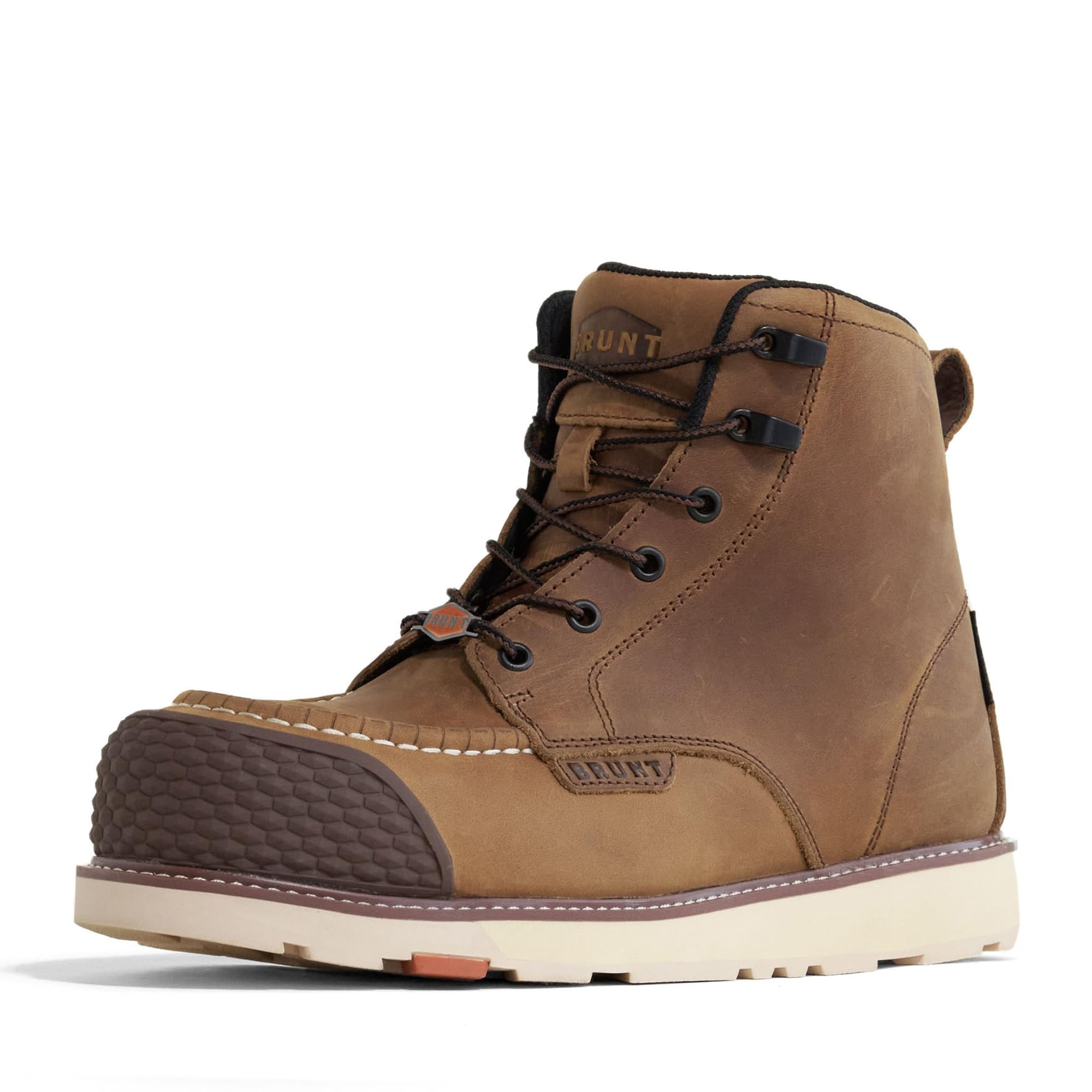 Foto 2 pulgar | Bota De Trabajo Brunt Marin Brunt Con Punta Ajustada  Talla 14  Marrón  Hombre - Venta Internacional.
