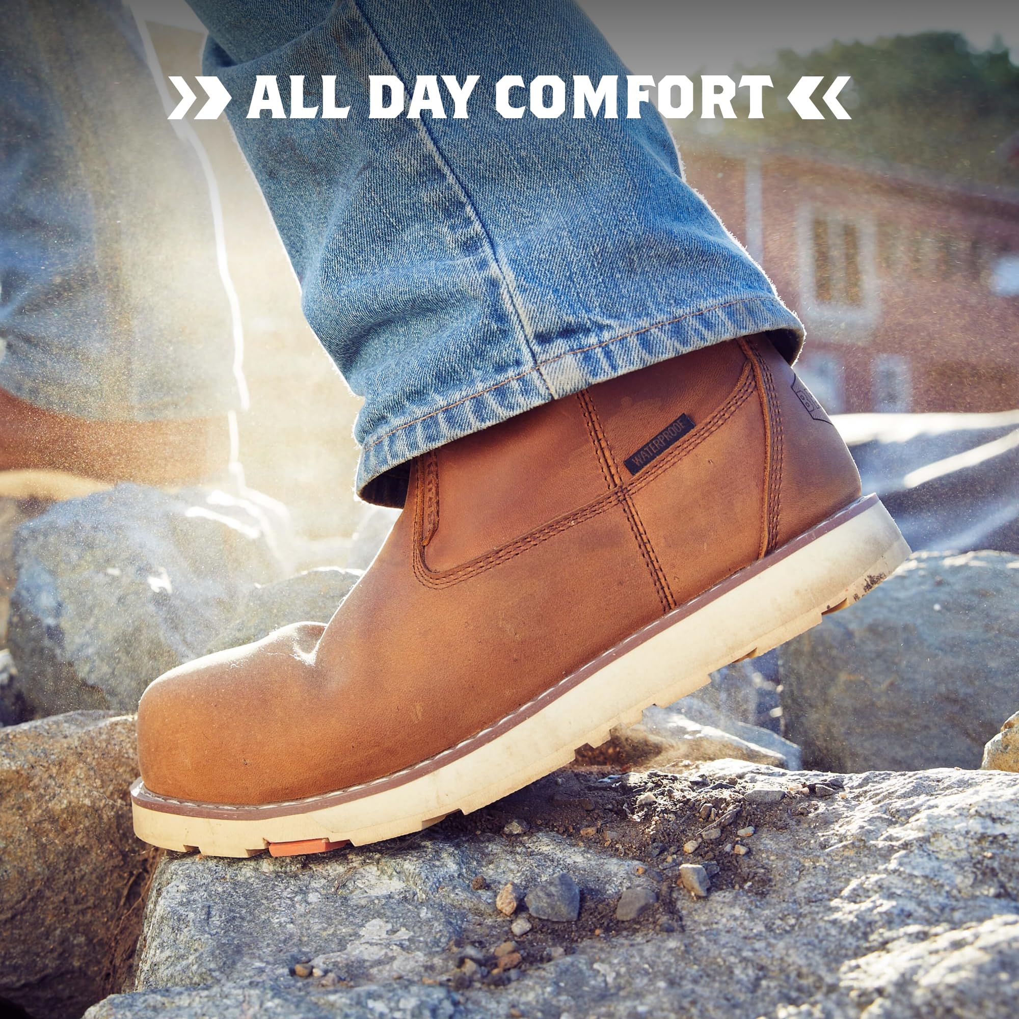 Foto 5 pulgar | Botas De Trabajo Brunt Bolduc  Impermeables  Con Punta Redondeada  Marrón  Para Hombre  11.5 Us - Venta Internacional.