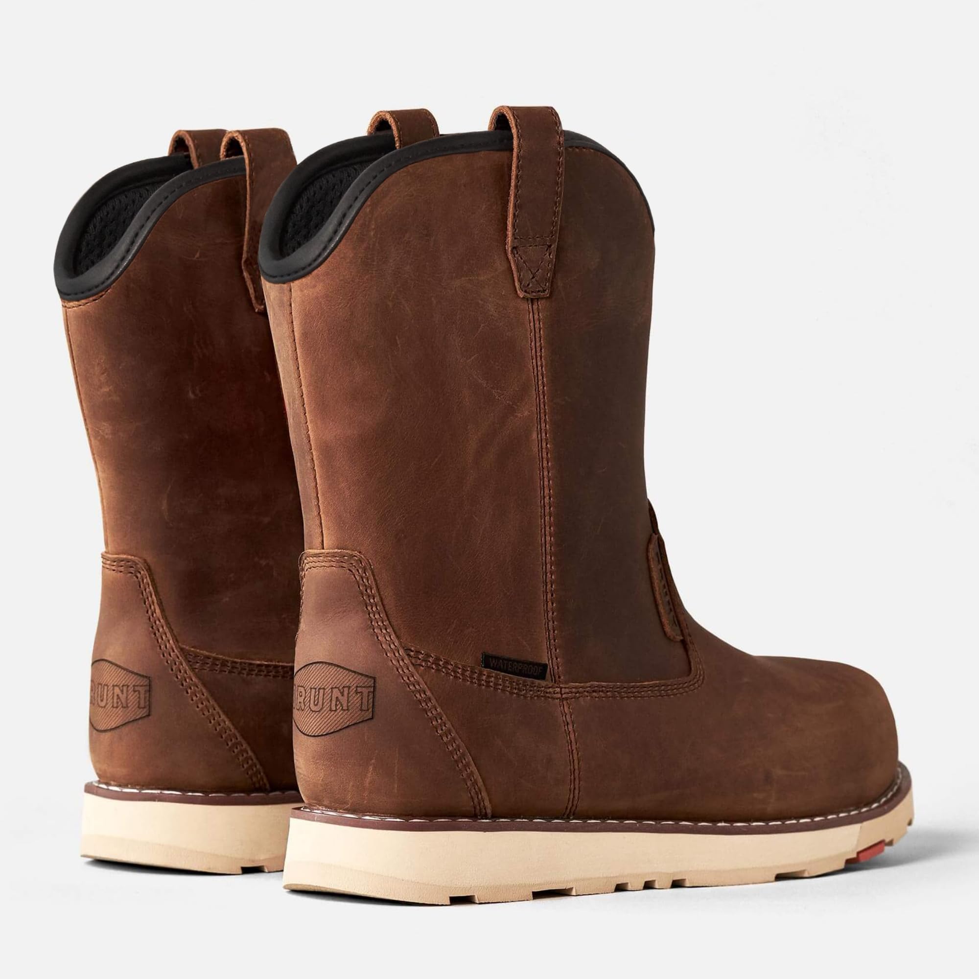 Foto 8 pulgar | Botas De Trabajo Brunt Bolduc  Impermeables  Con Punta Redondeada  Marrón  Para Hombre  11.5 Us - Venta Internacional.