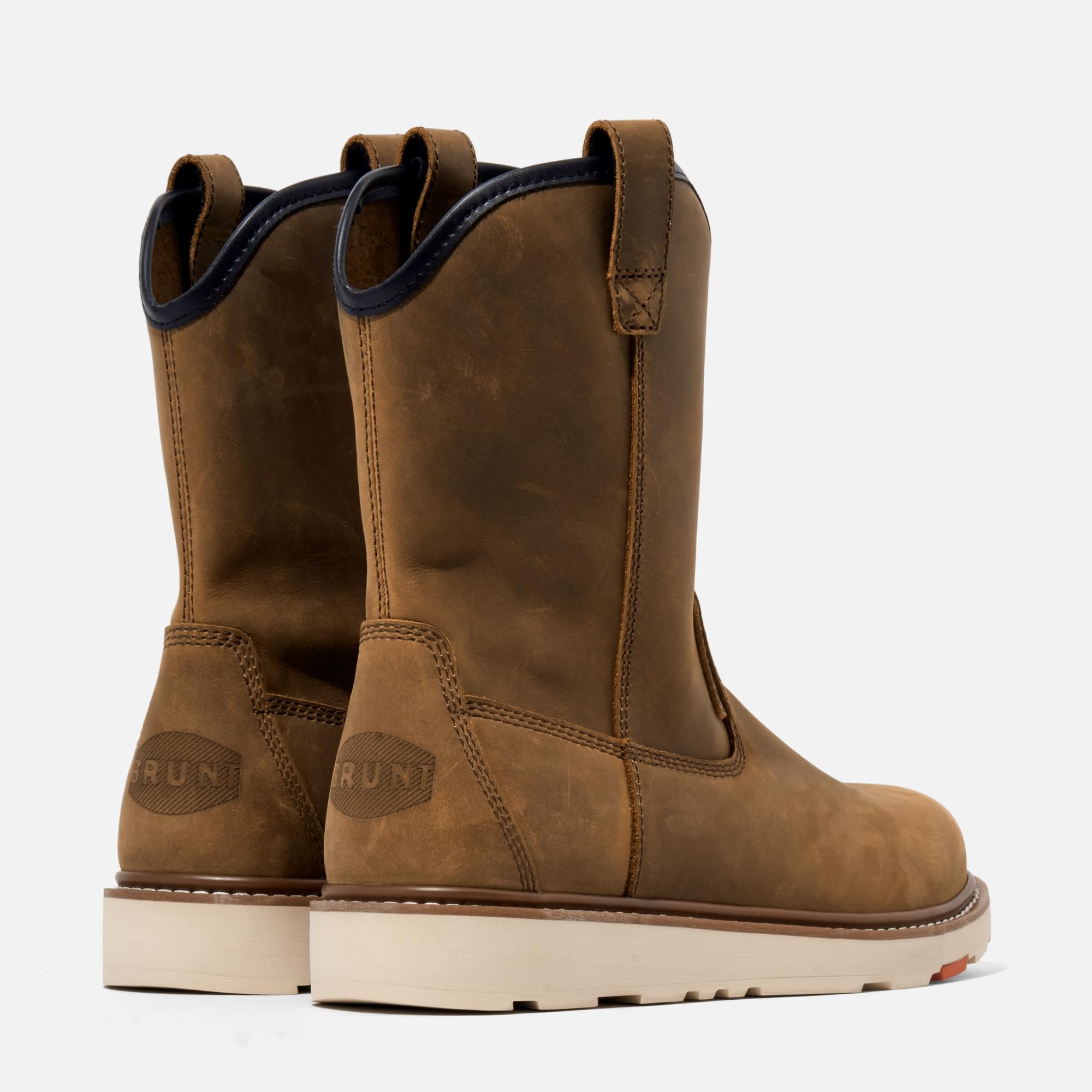 Foto 7 pulgar | Bota De Trabajo Brunt Bolduc  Sin Forro  Punta Suave  Marrón  Para Hombre - Venta Internacional.