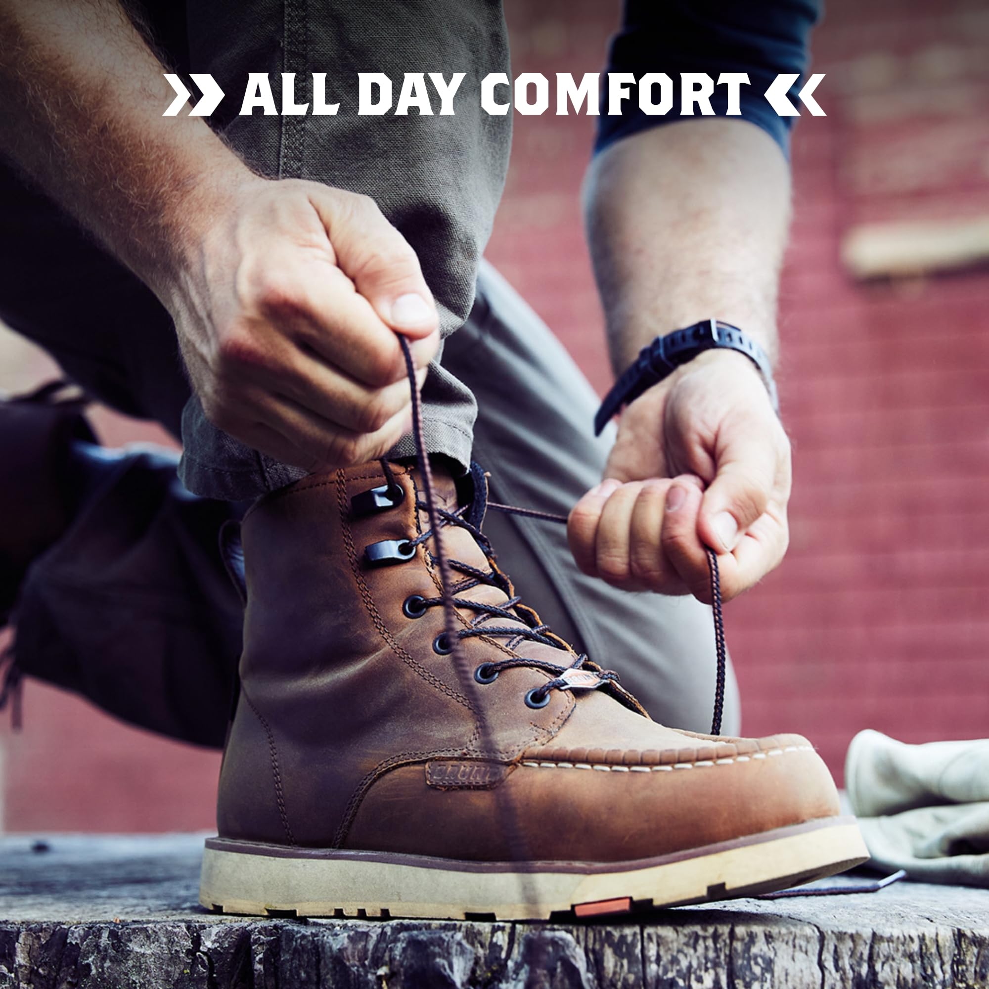 Foto 5 pulgar | Botas De Trabajo Brunt Marin Comp Toe Impermeables Para Hombre  Color Marrón  Talla 16 - Venta Internacional.