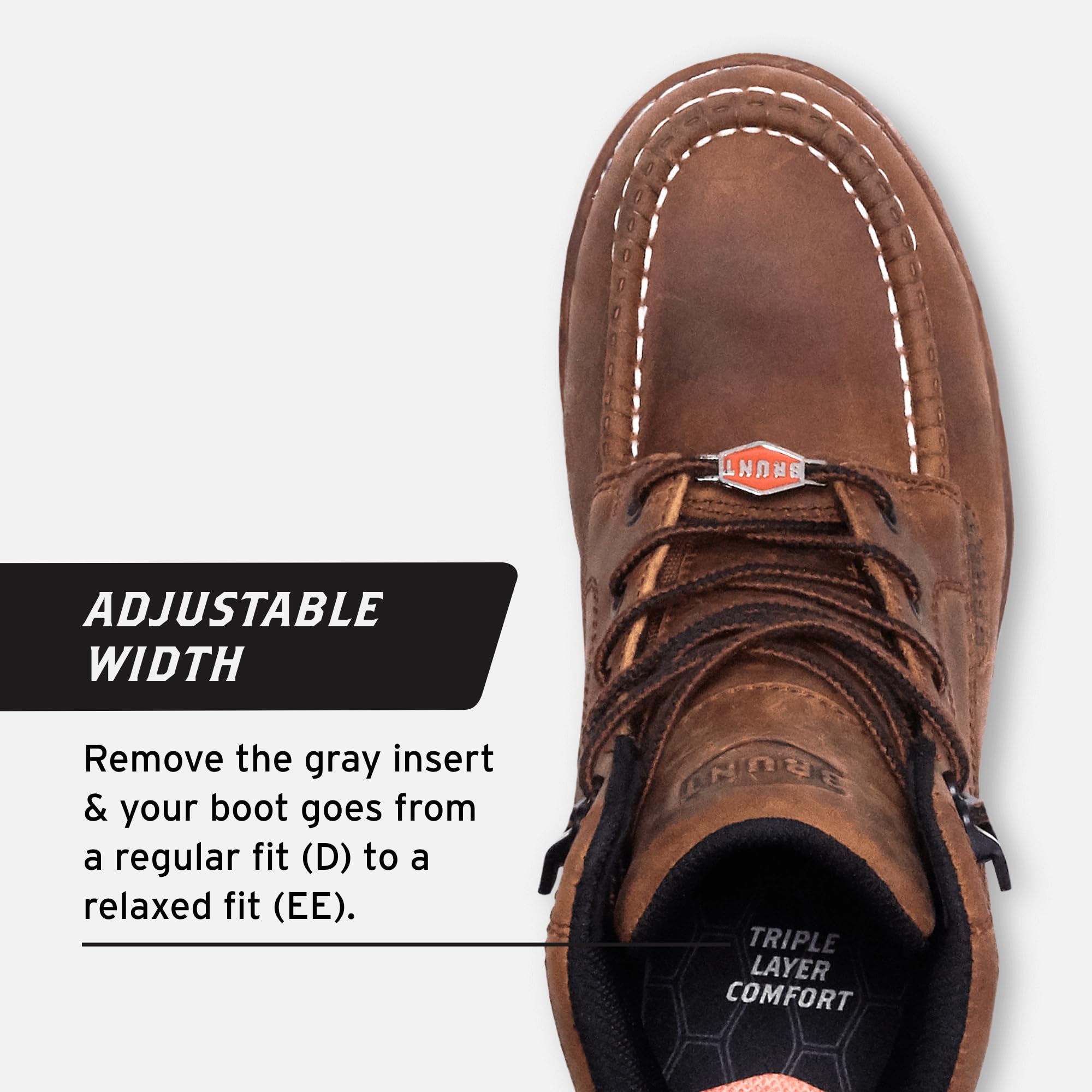 Foto 6 pulgar | Botas De Trabajo Brunt Marin Comp Toe Impermeables Para Hombre  Color Marrón  Talla 16 - Venta Internacional.