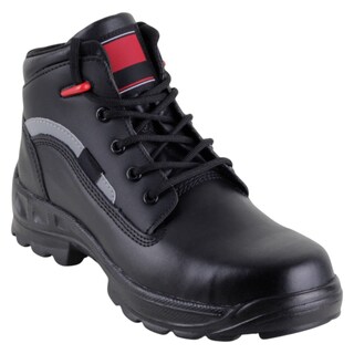 Foto 1 | Botas Industriales Exterior Piel Color Negro Para Hombre De Rbmove