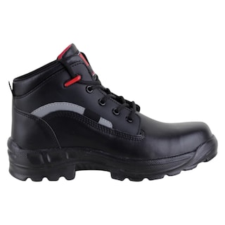 Foto 2 | Botas Industriales Exterior Piel Color Negro Para Hombre De Rbmove