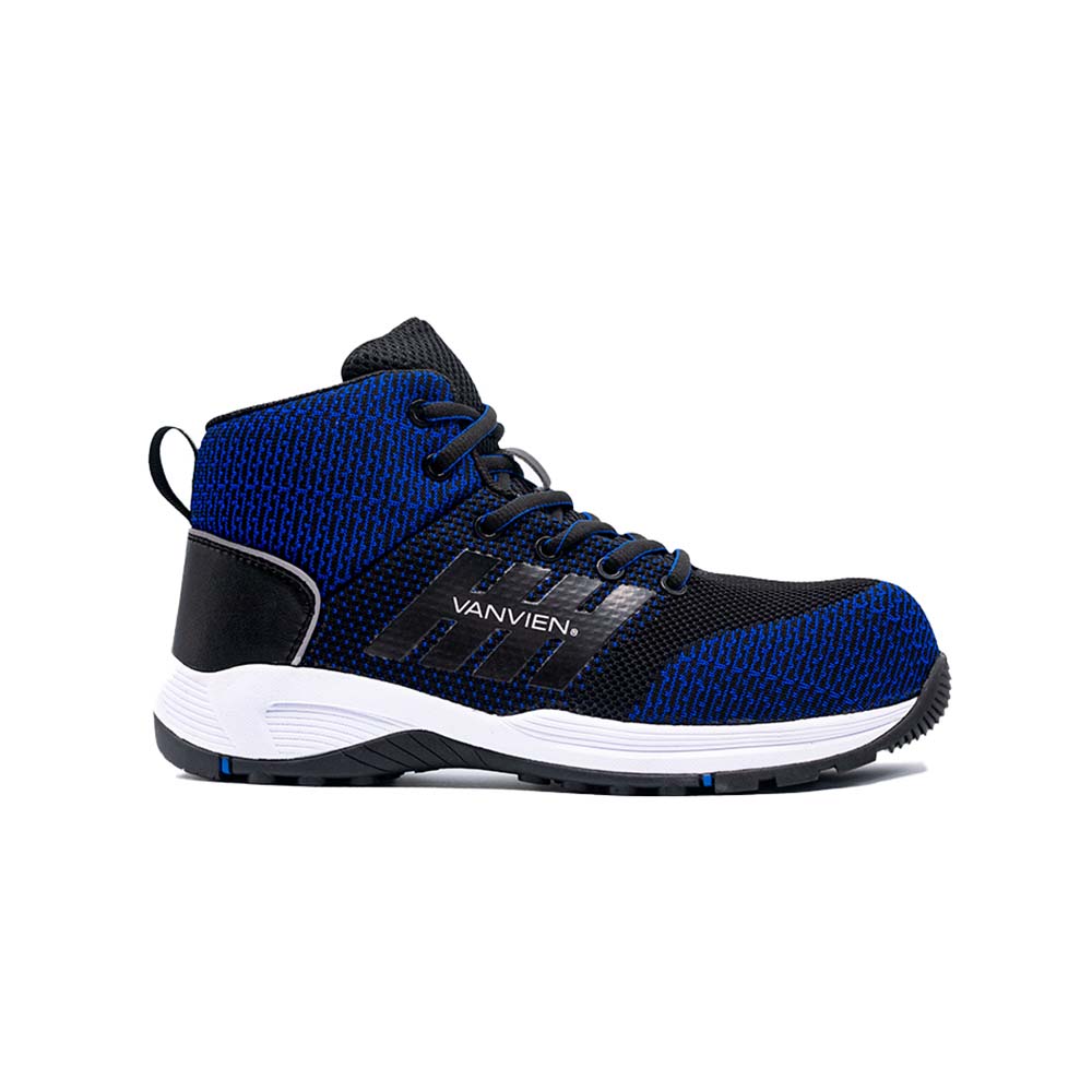 Tenis de Seguridad Vanvien Isik Electric color Azul para Hombre