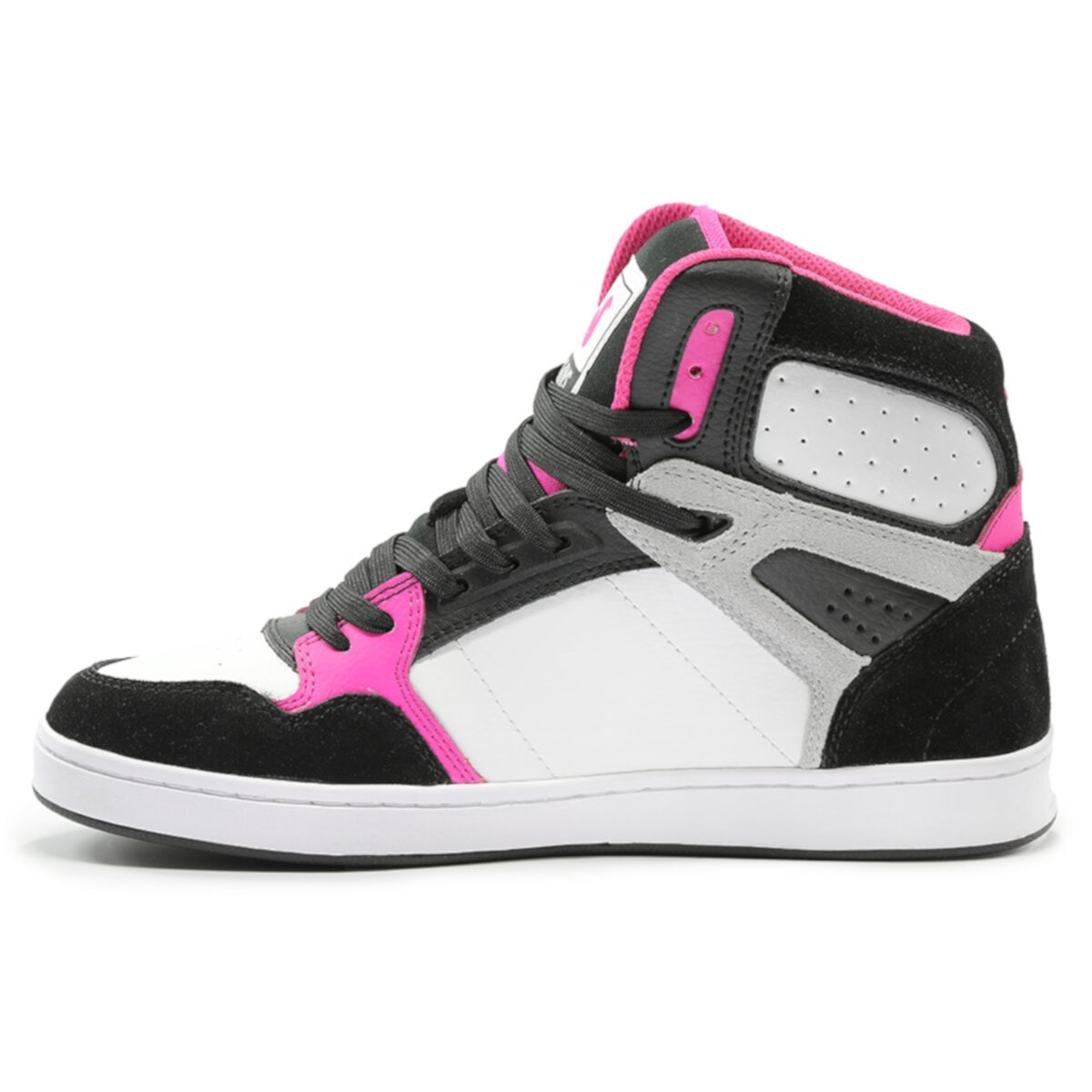 Foto 3 pulgar | Tenis DVS Honcho 004 Black White Pink Suede para Skateboarding