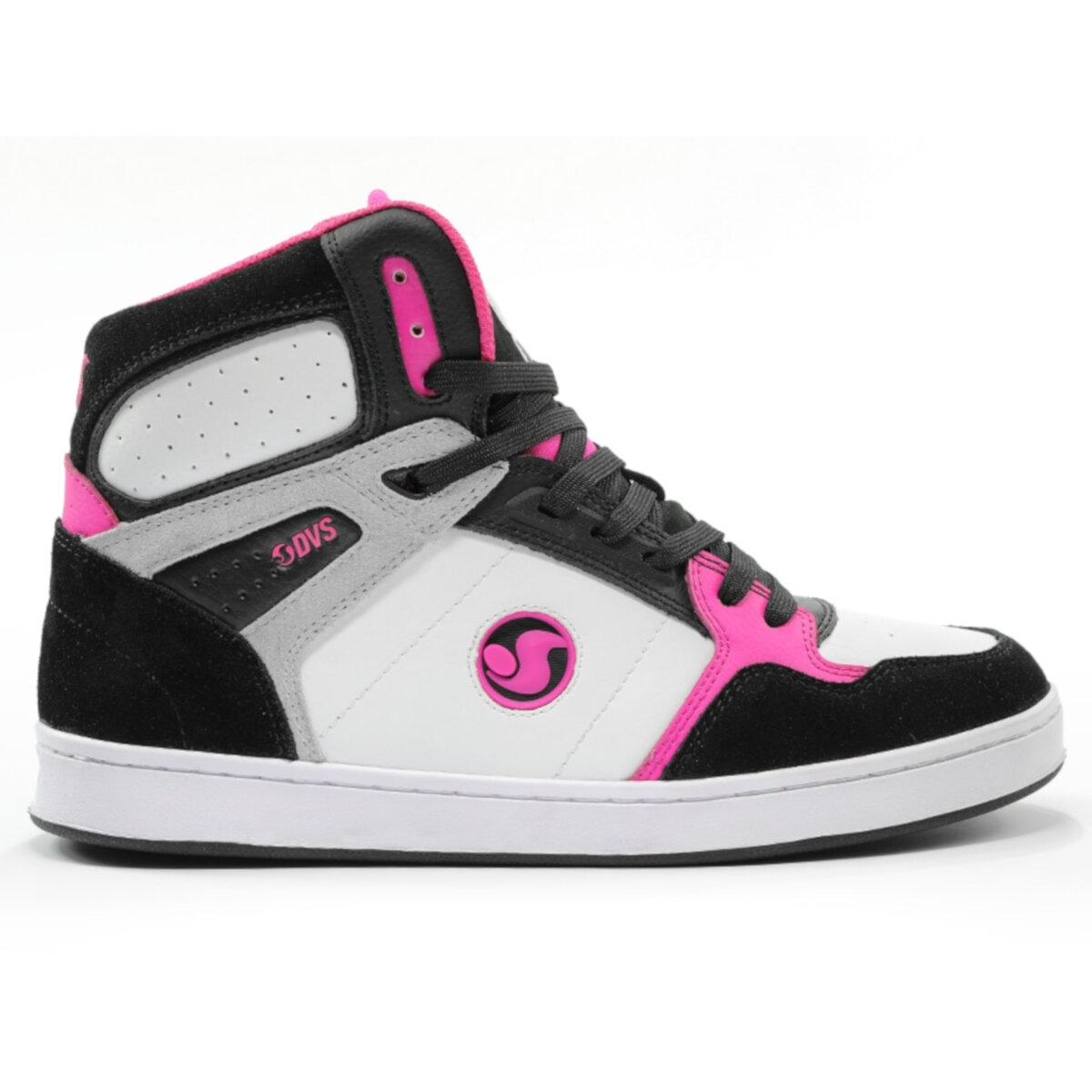 Foto 4 pulgar | Tenis DVS Honcho 004 Black White Pink Suede para Skateboarding