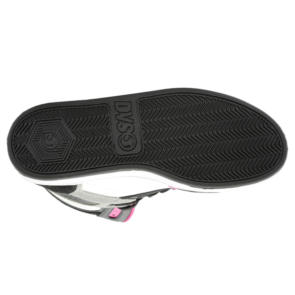 Foto 5 pulgar | Tenis DVS Honcho 004 Black White Pink Suede para Skateboarding