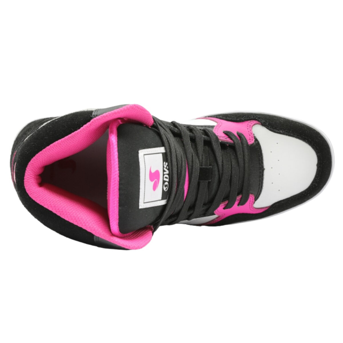 Foto 6 pulgar | Tenis DVS Honcho 004 Black White Pink Suede para Skateboarding