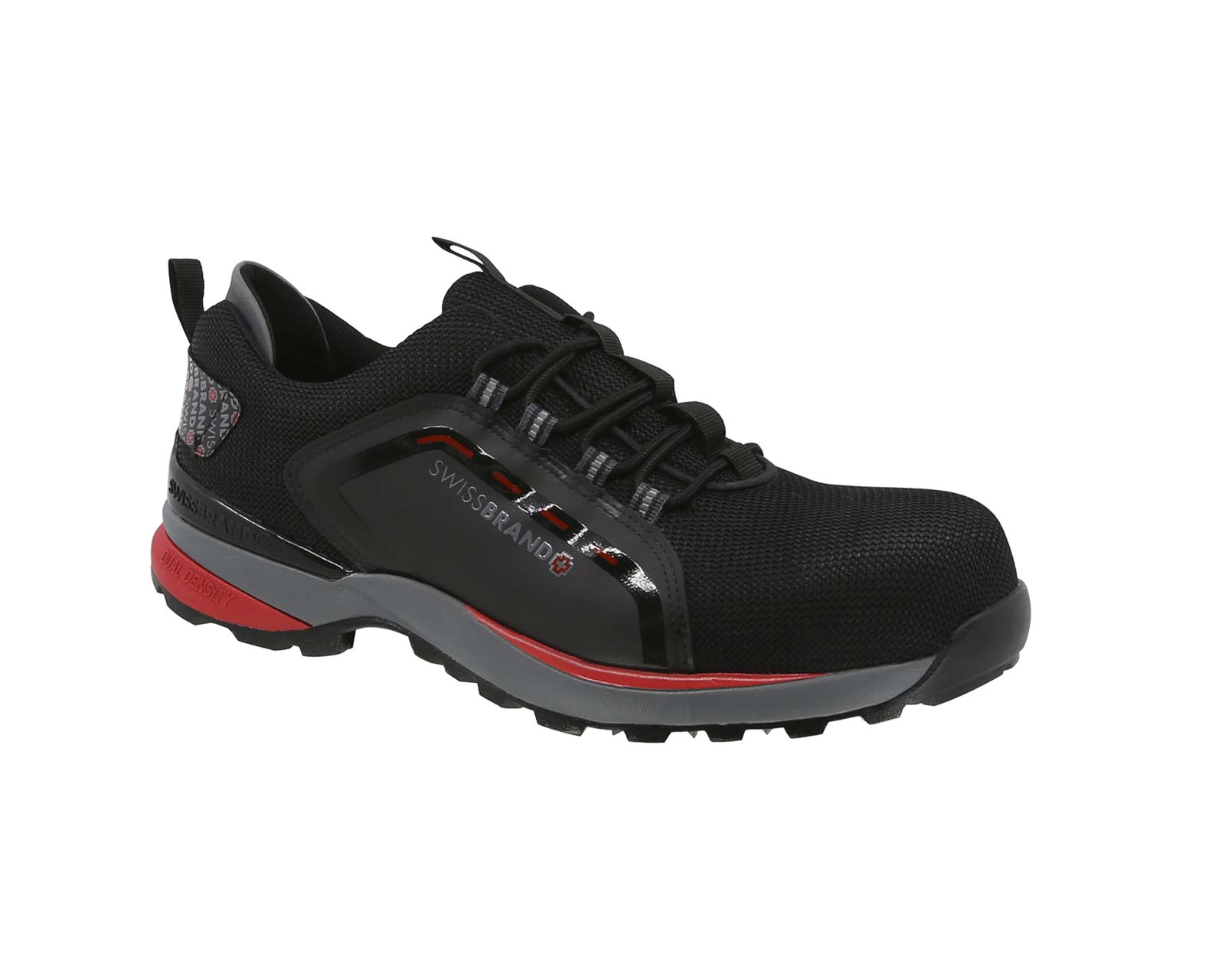 Foto 1 | Tenis de Trabajo Swissbrand Vaud 643 color Negro con Casquillo para Caballero