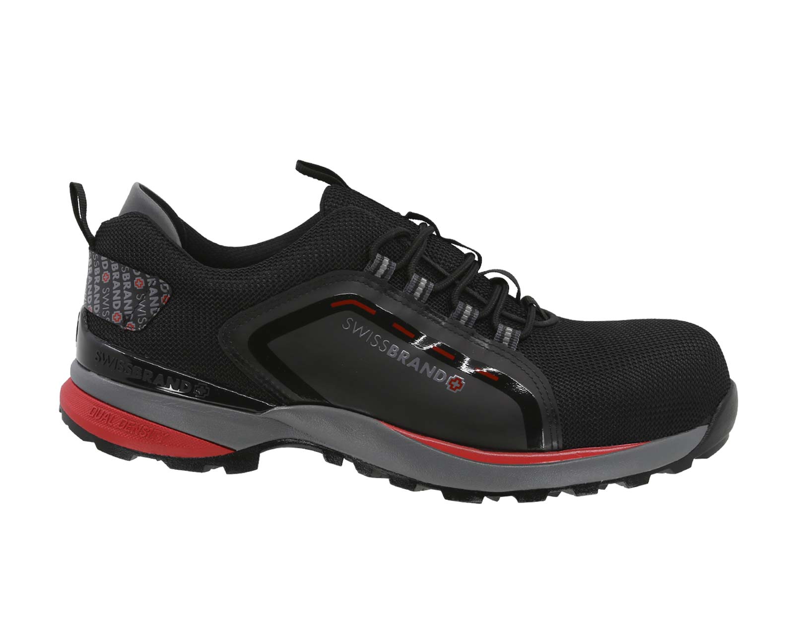 Foto 2 | Tenis de Trabajo Swissbrand Vaud 643 color Negro con Casquillo para Caballero