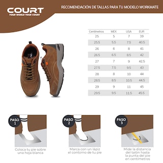 Foto 8 | Zapatos Court Duty para Hombre