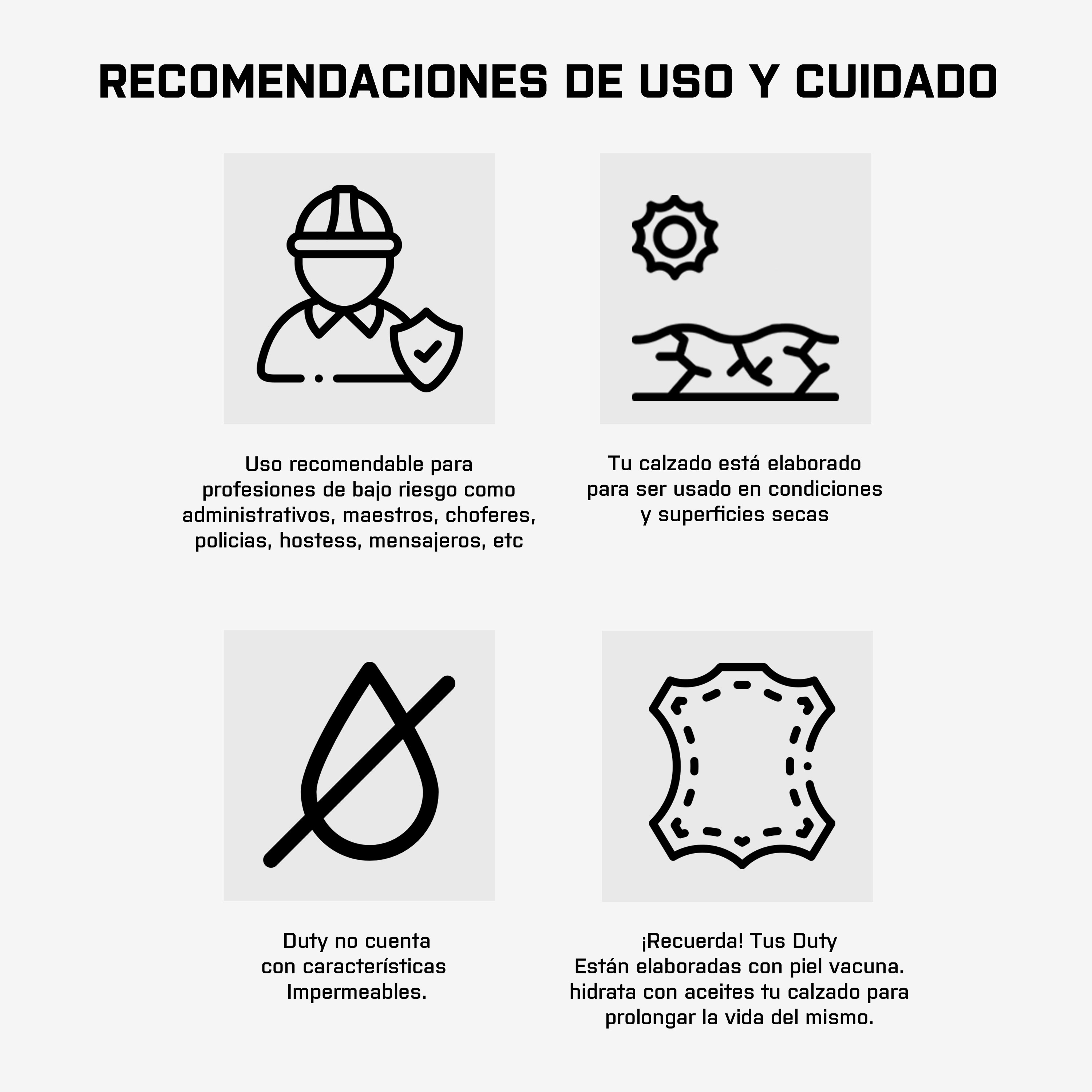 Foto 7 pulgar | Court Duty Calzado De Servicio Elaborados De Piel Con Diseño Elegante