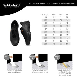 Foto 8 | Court Duty Calzado De Servicio Elaborados De Piel Con Diseño Elegante