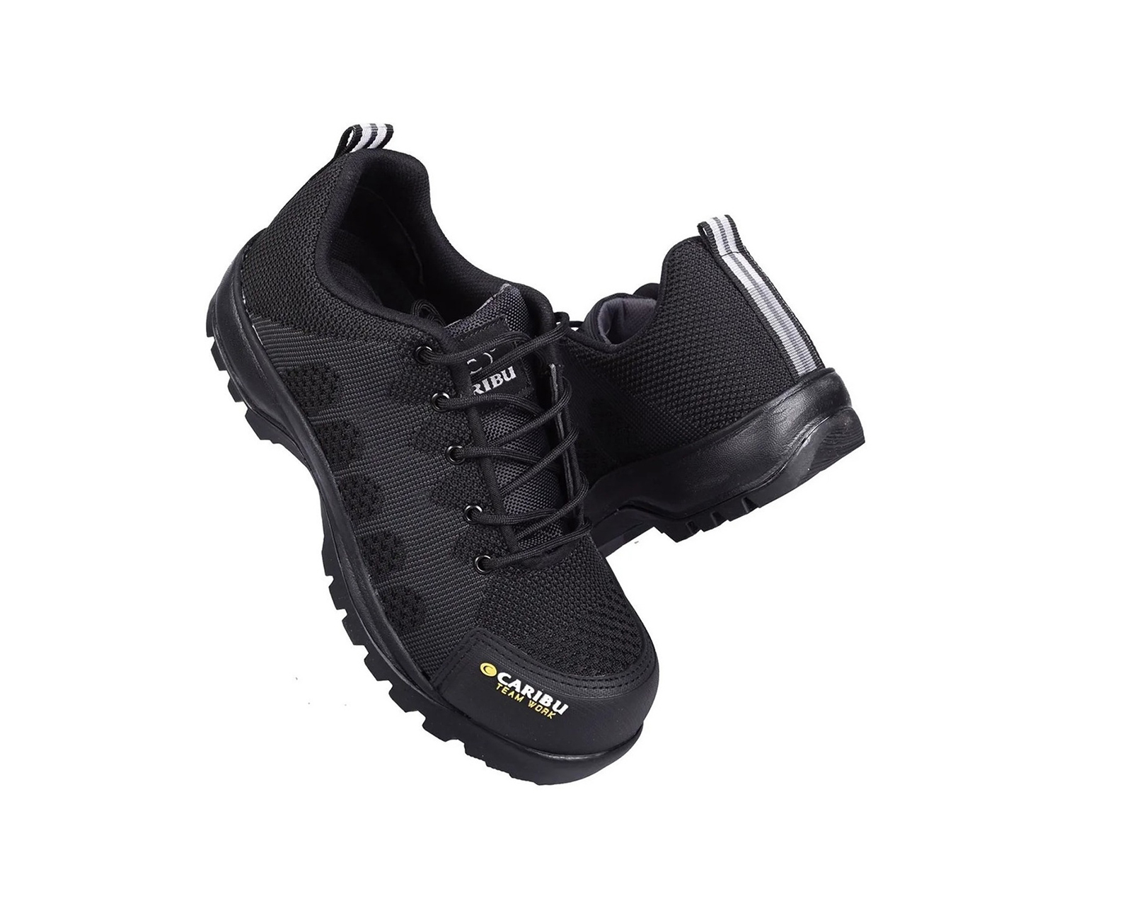Foto 4 pulgar | Tenis Industrial Choclo Casco Dieléctrico Caribu 325 Negro