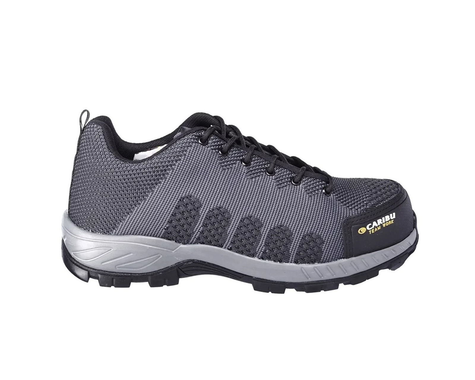 Tenis Industrial Choclo Casco Dieléctrico Caribu 325 Gris