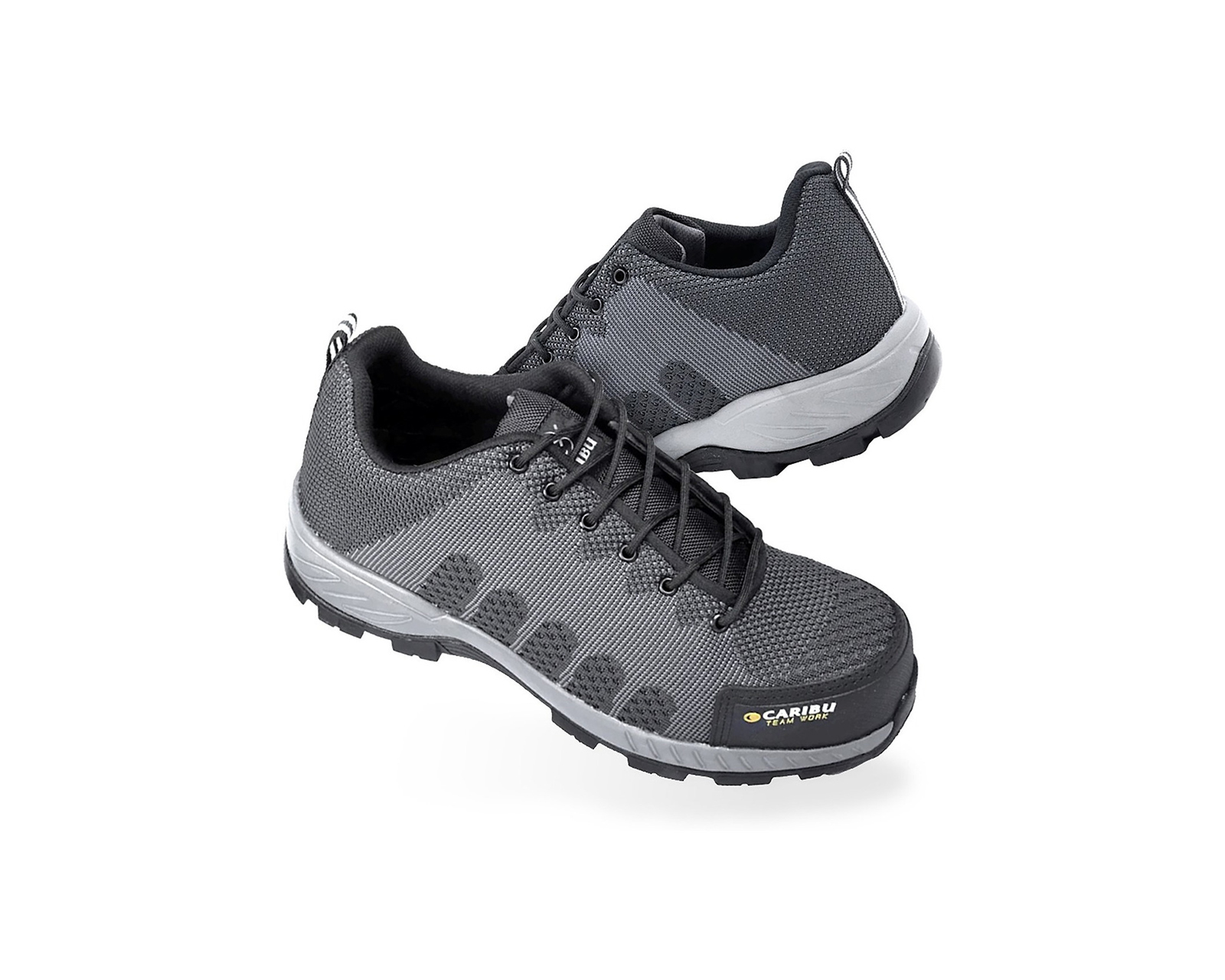Foto 4 pulgar | Tenis Industrial Choclo Casco Dieléctrico Caribu 325 Gris