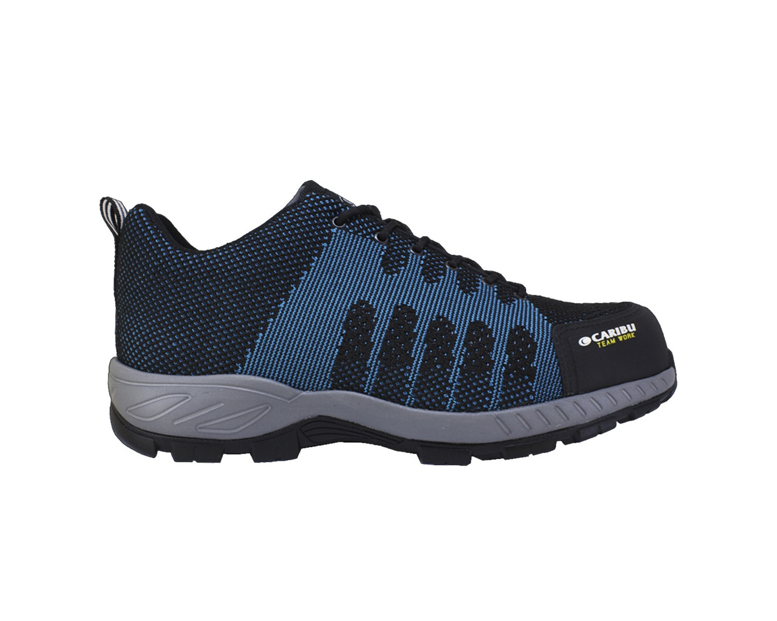 Foto 2 pulgar | Tenis Industrial Choclo Casco Dieléctrico Caribu 325 Azul y Gris