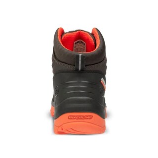 Foto 3 | Bota De Seguridad Egy Café Con Naranja Riverline