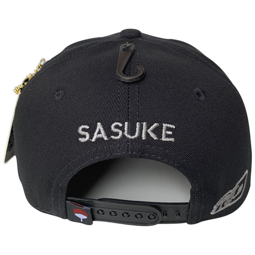 Foto 3 pulgar | Gorra Sasuke Placa Metal Clan Uchiha, Negro, 57cm