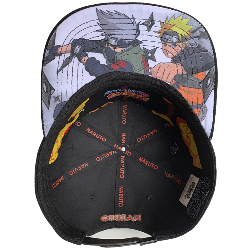 Foto 4 pulgar | Gorra Naruto Clan Uzumaki, Gris / Naranja, 57cm