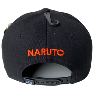 Foto 2 | Gorra Naruto Bandana Cromada Hidden Village Leaf, Negro / Naranja, 57cm