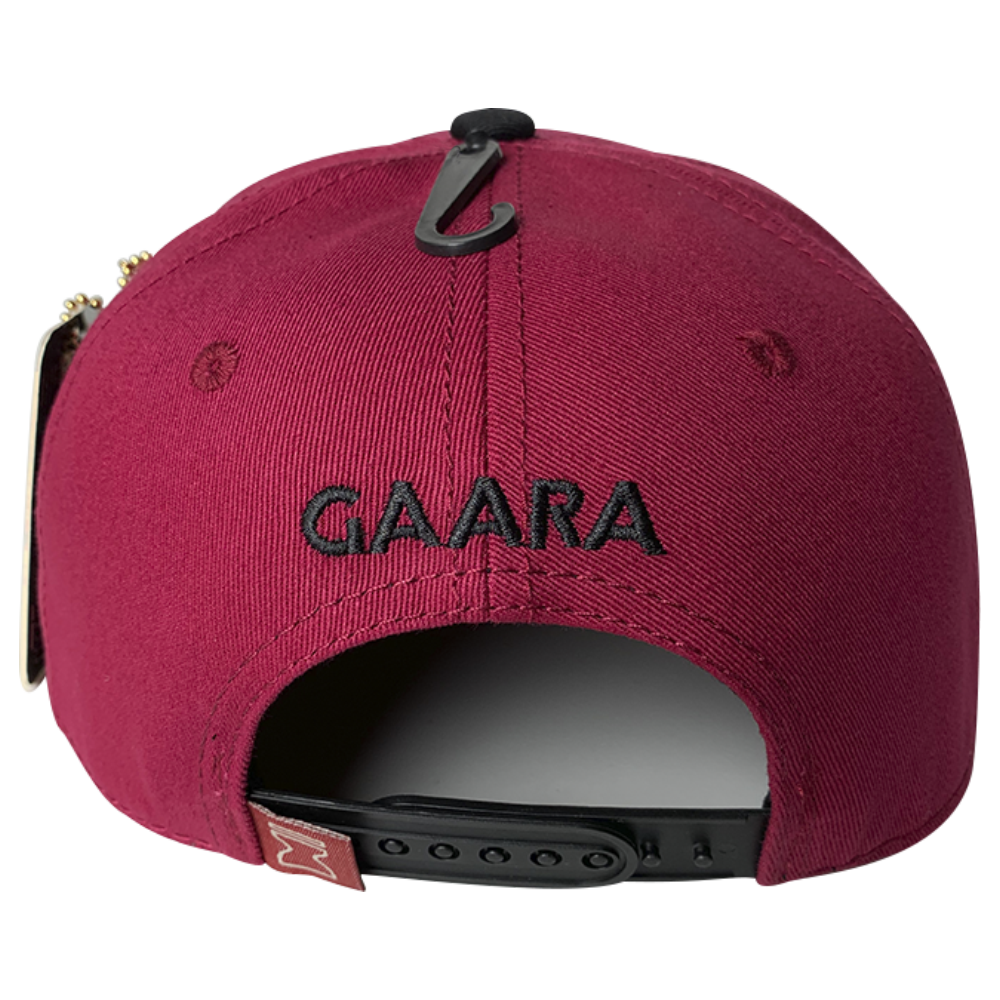 Foto 3 pulgar | Gorra Naruto Kanji Gaara Bordado, Rojo/ Negro, 57cm