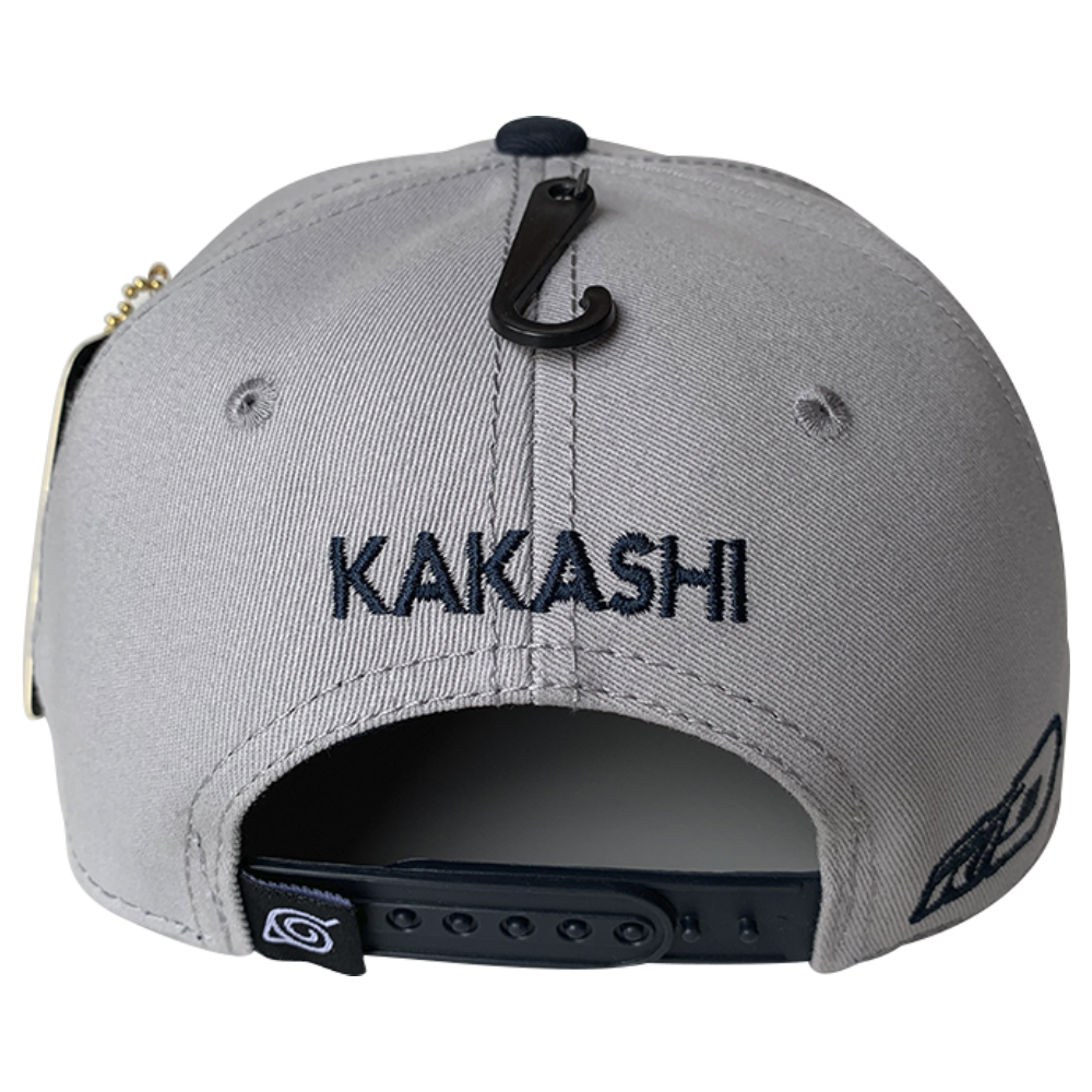 Foto 2 | Gorra Naruto Kakashi Hatake Bandana Cromada Hidden Village Leaf, Negro, 57cm