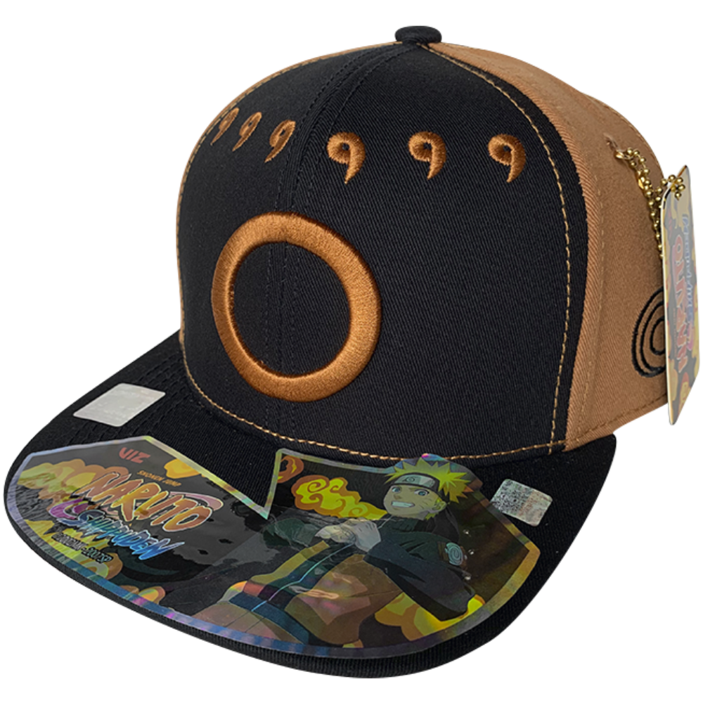 Foto 2 pulgar | Gorra Naruto Biju Mode, Negro/ Marrón, 57cm