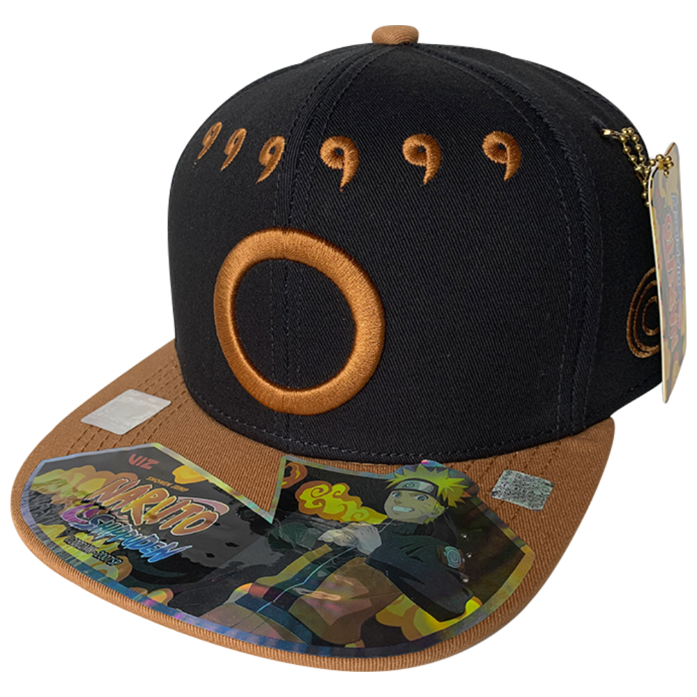 Foto 2 pulgar | Gorra Naruto Biju Mode, Negro/ Caqui, 57cm