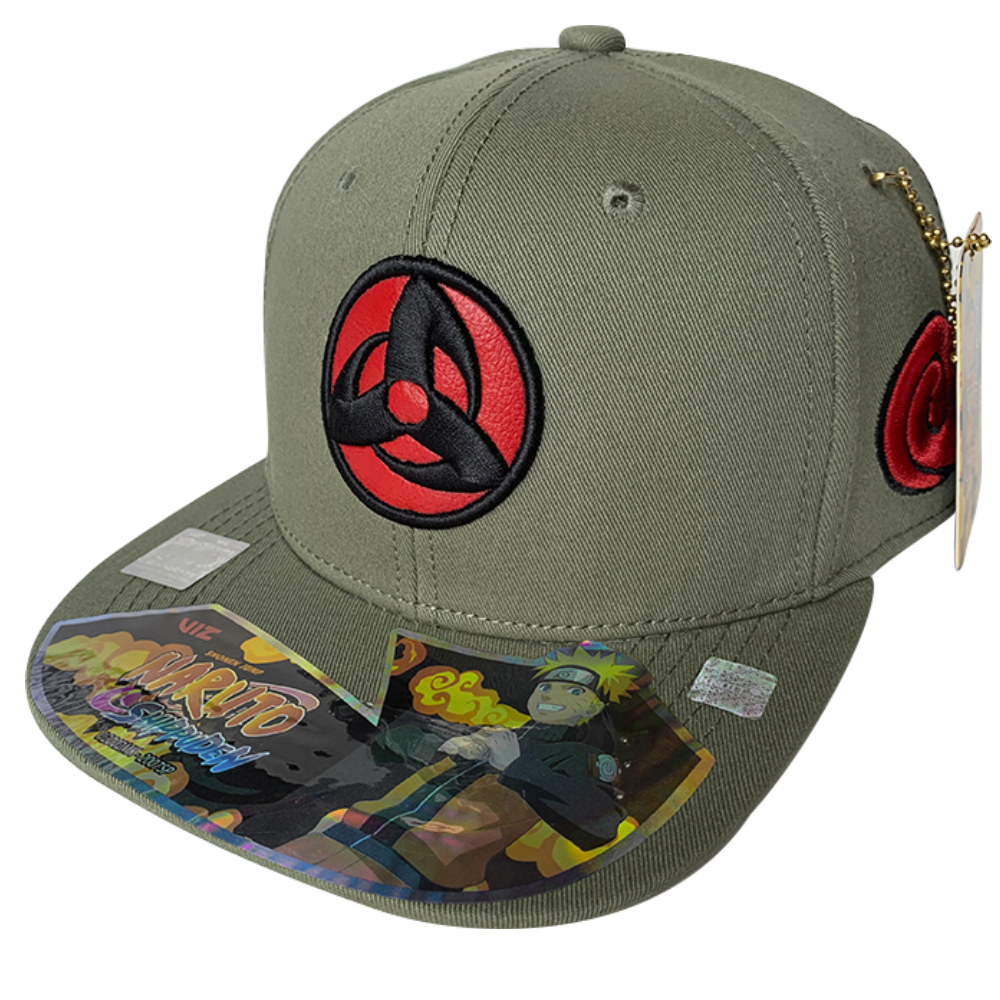 Gorra Naruto Kakashi Hatake Sharingan, Verde, 57cm