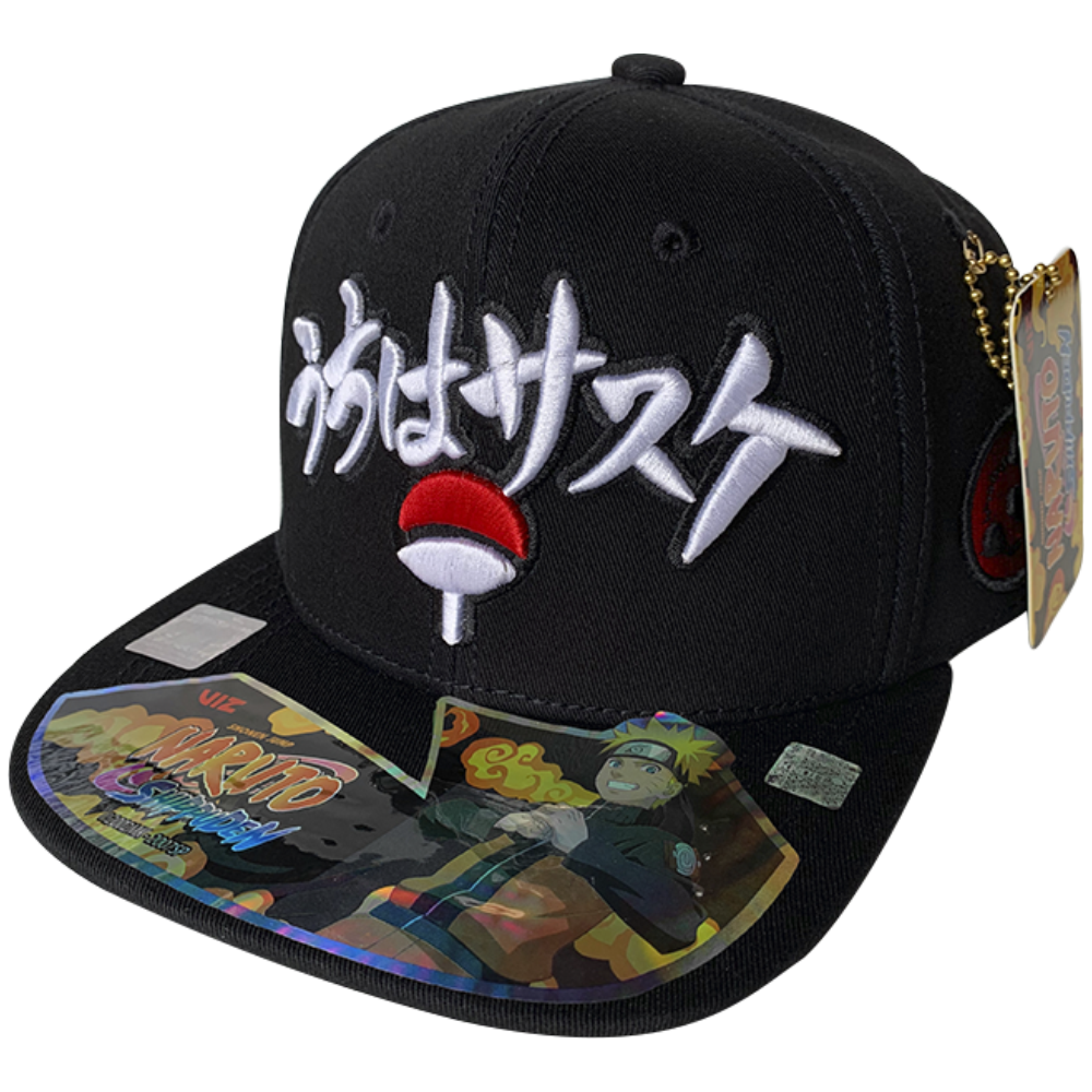 Foto 2 pulgar | Gorra Naruto Sasuke Uchiha, Clan Uchiha, Negro, 57cm