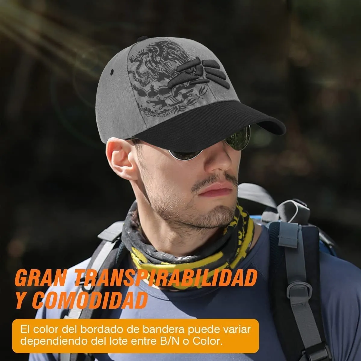 Foto 4 pulgar | Gorra Ajustable Eo Safe Imports color Gris