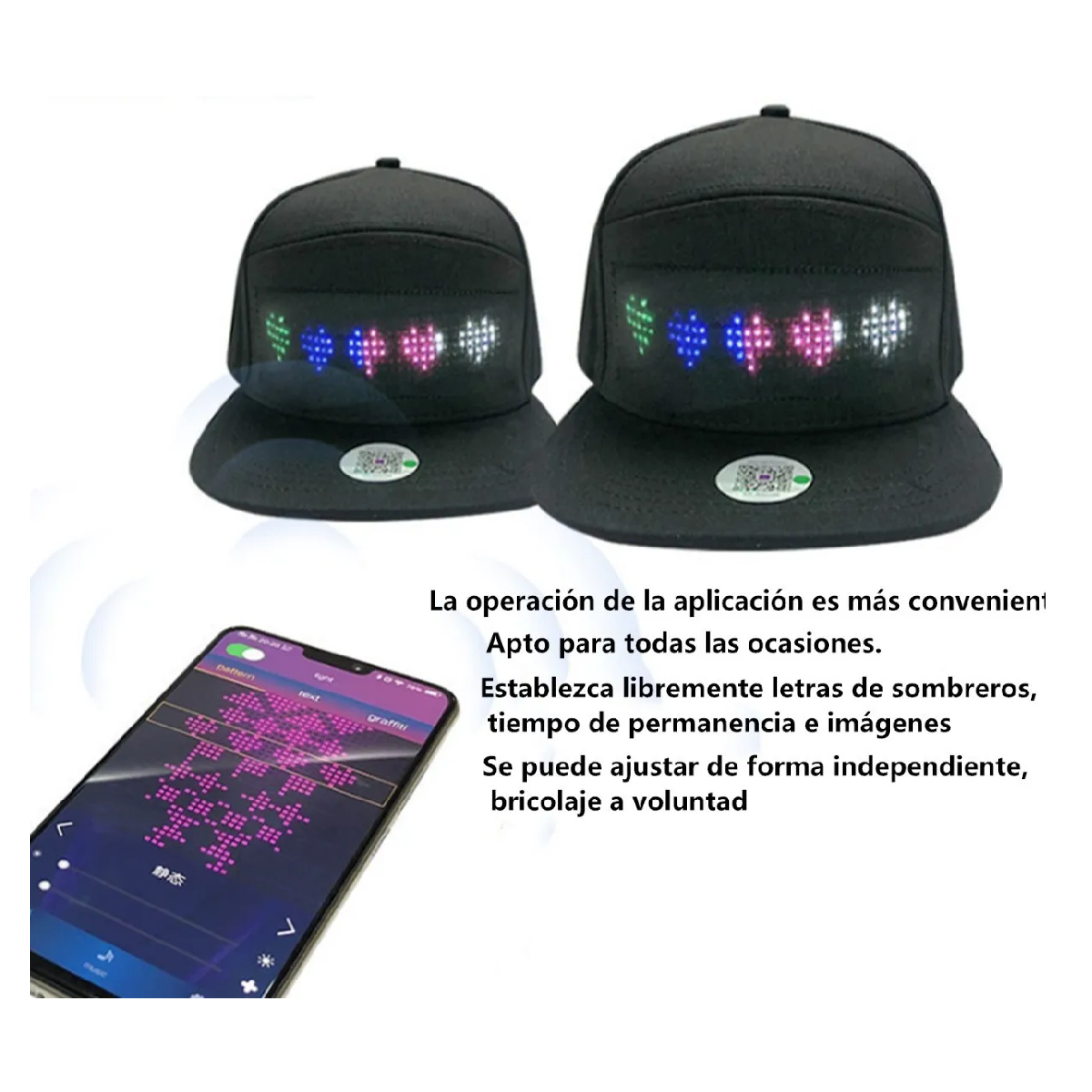 Foto 4 pulgar | Gorra con Luz Led Eo Safe Imports color Negro