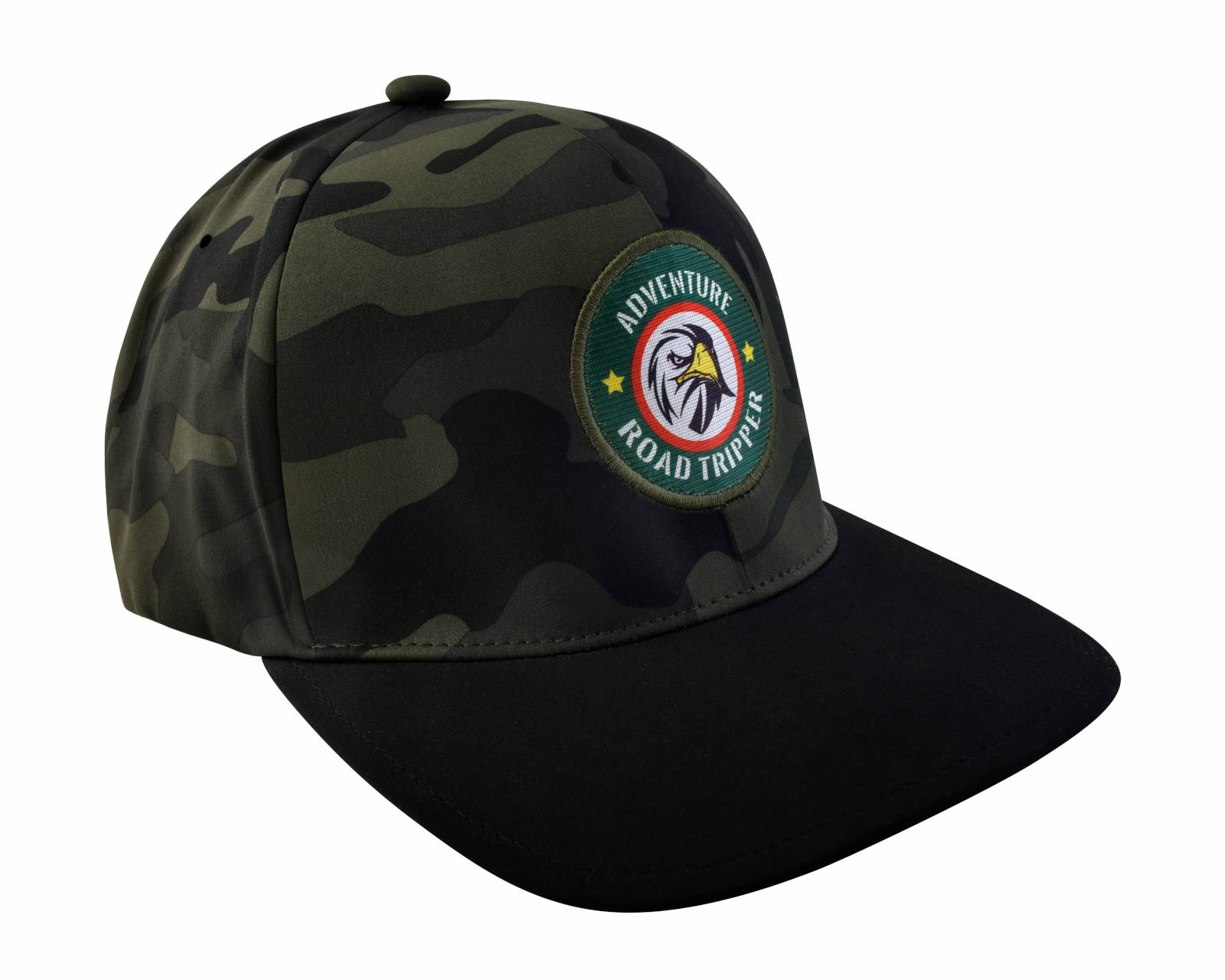 Foto 2 pulgar | Gorra Wallis Adventure Road Tripper Negro/Camuflaje Repelente al Agua