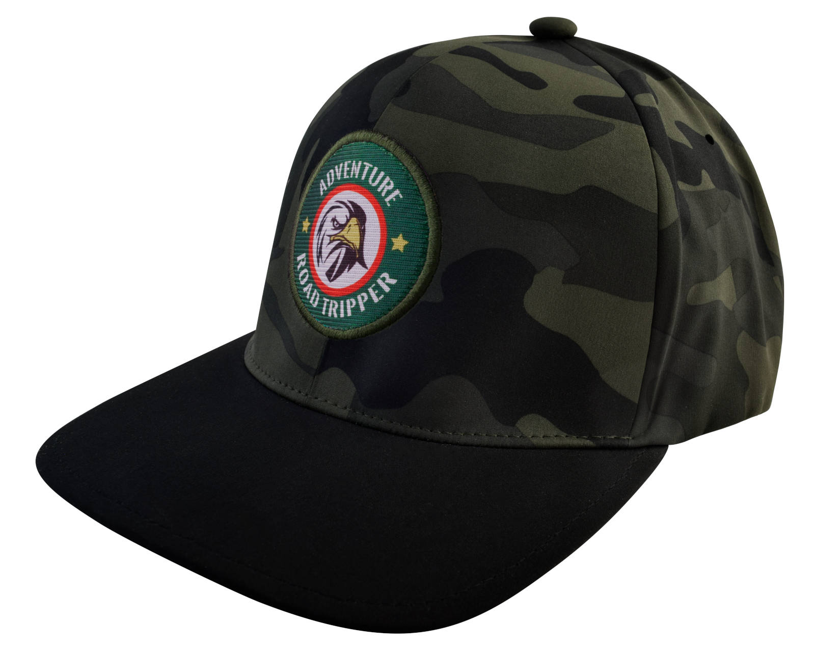 Foto 4 pulgar | Gorra Wallis Adventure Road Tripper Negro/Camuflaje Repelente al Agua